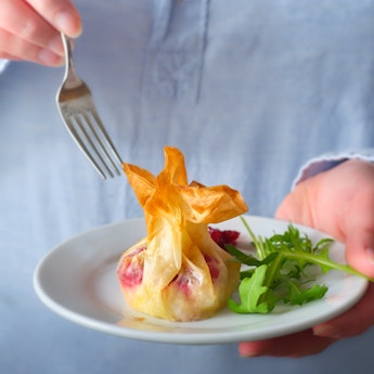 Cranberry & Goat's Cheese Christmas Parcels