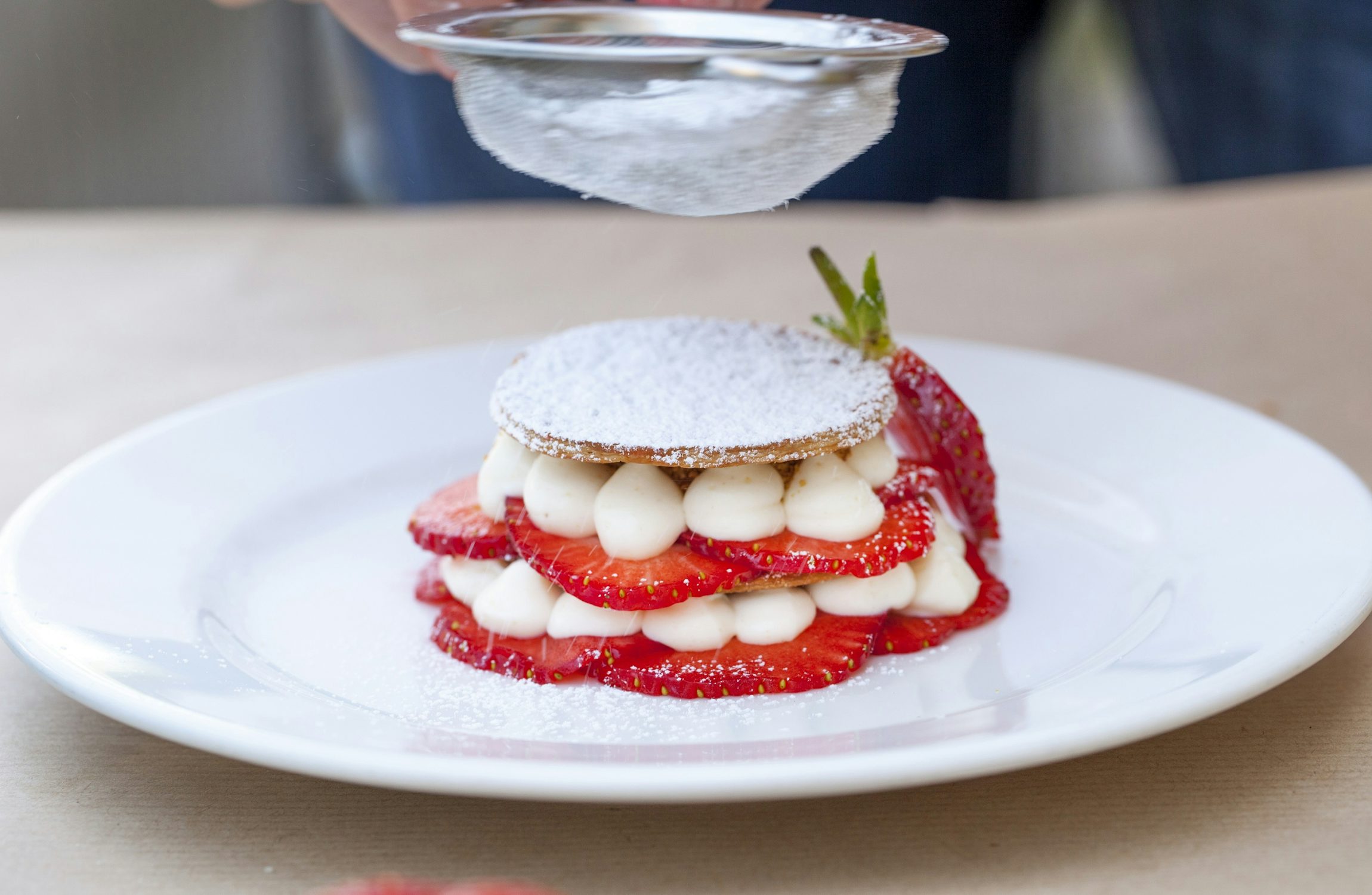 Strawberry & Macadamia Mille-feuille