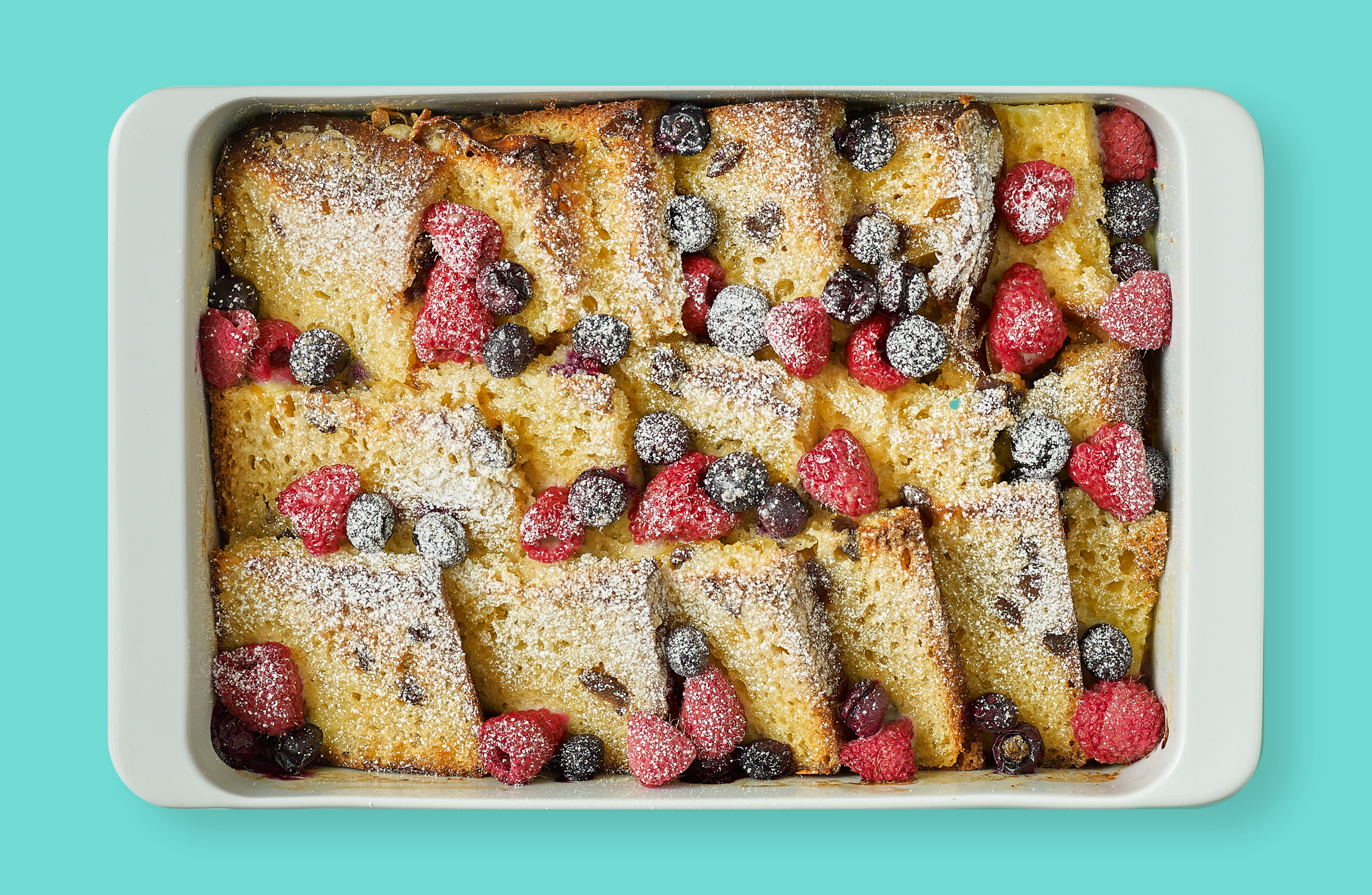 Berry Merry Panettone Pudding