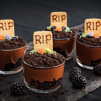 Berry Heavenly Graveyard Pudding