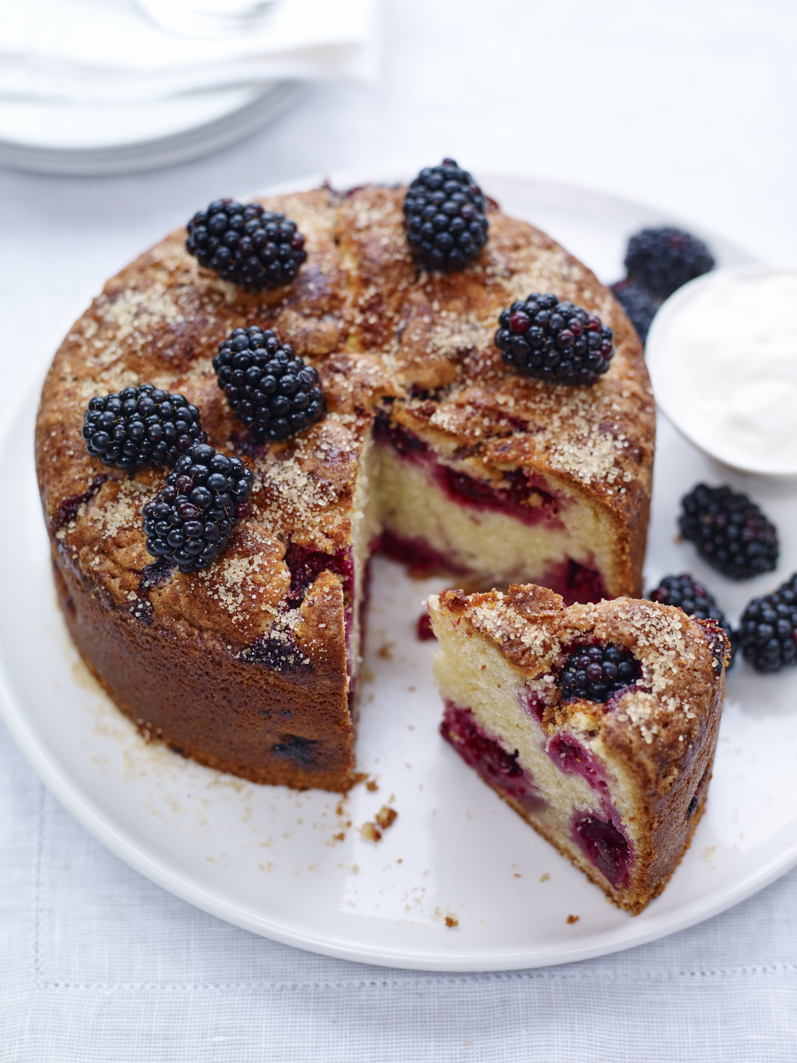 Blackberry Lemon Layer Cake