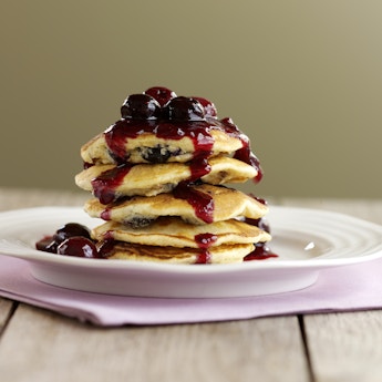 Blueberry, Oat & Pecan Pancakes