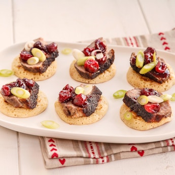 Duck & Cranberry Canapes
