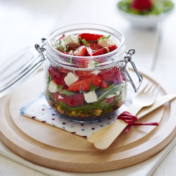 Strawberry Kilner Jar Salad