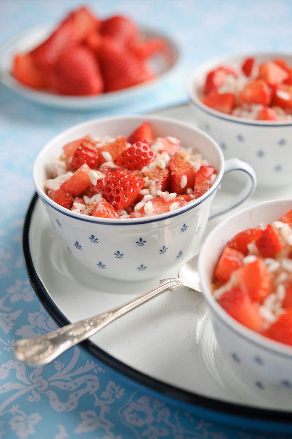Strawberry Oven Baked Risotto