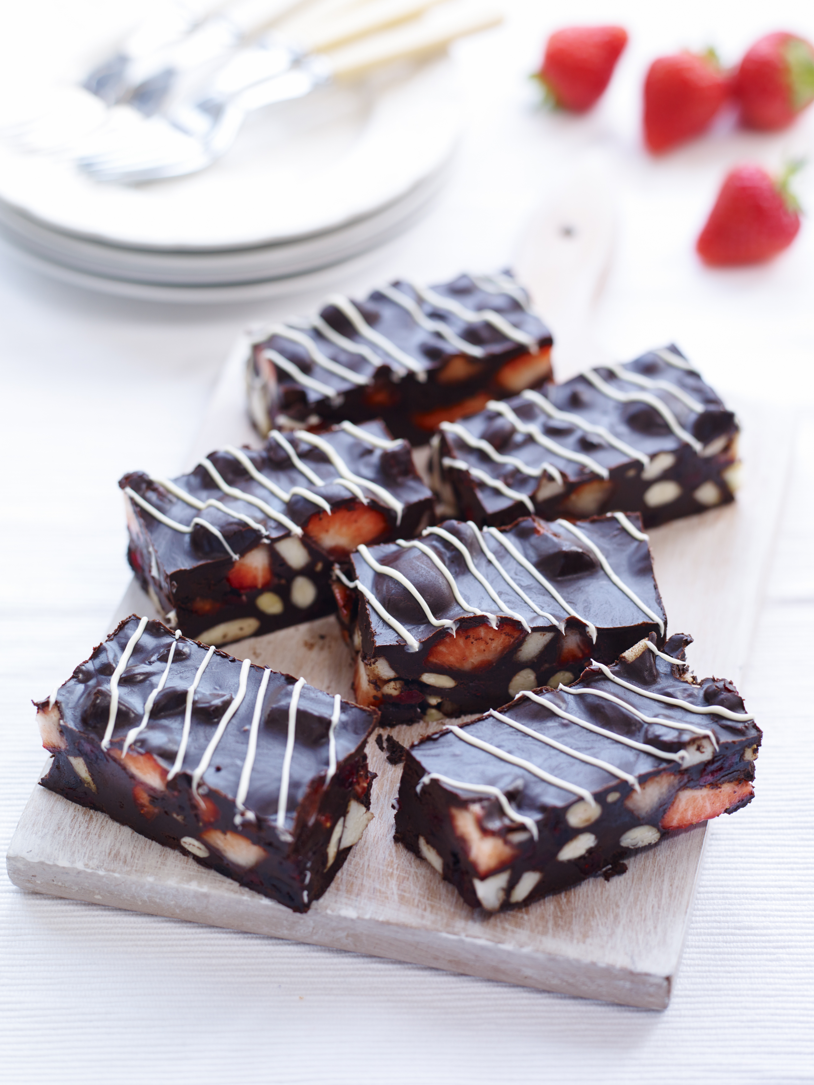 Strawberry Rocky Road