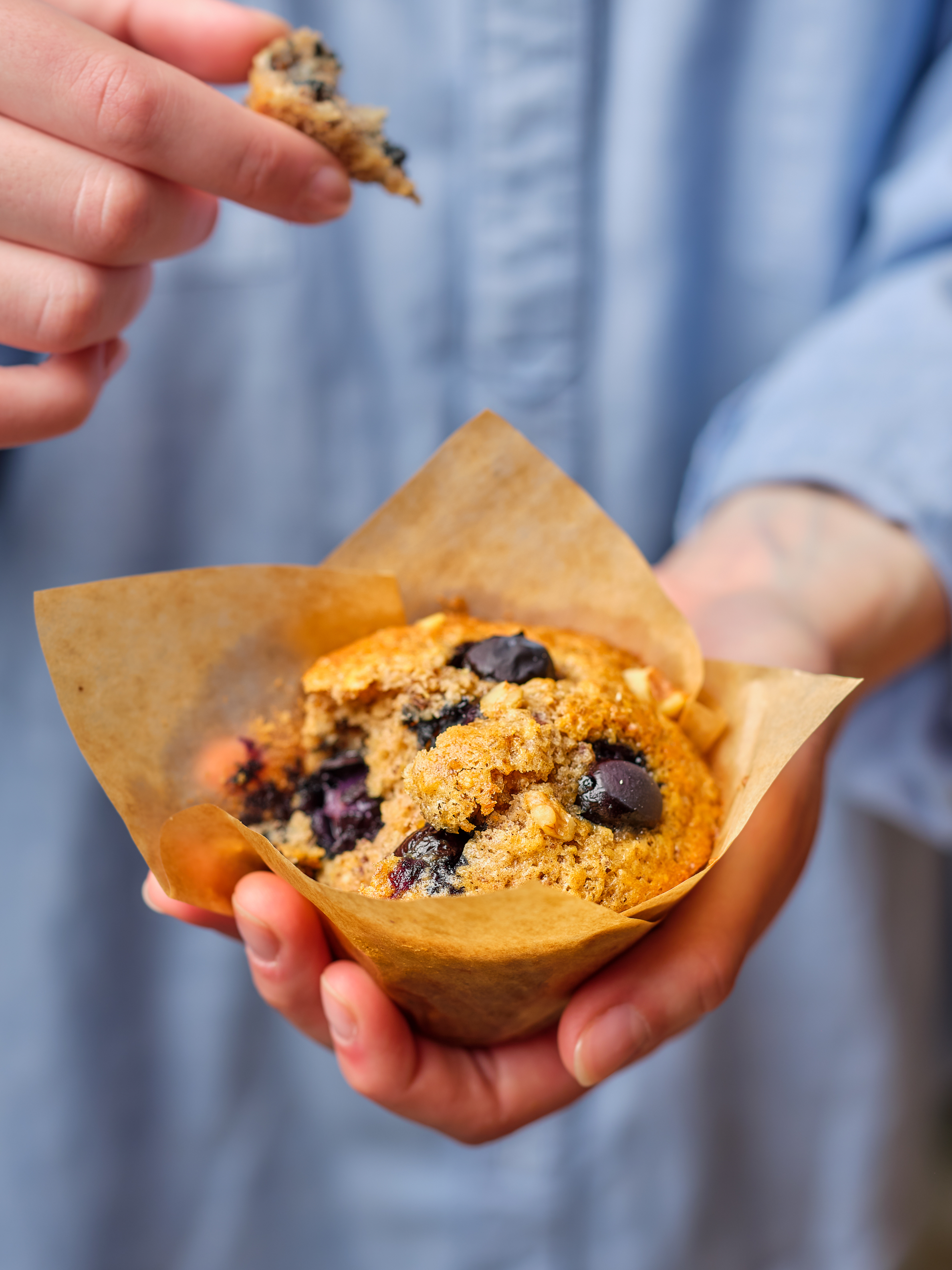 Blueberry & Walnut Brain Boost Muffins recipe BerryWorld