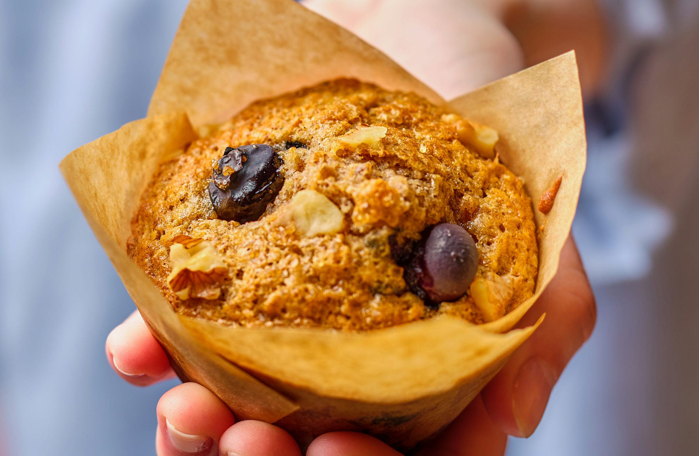 Blueberry & Walnut Brain Boost Muffins