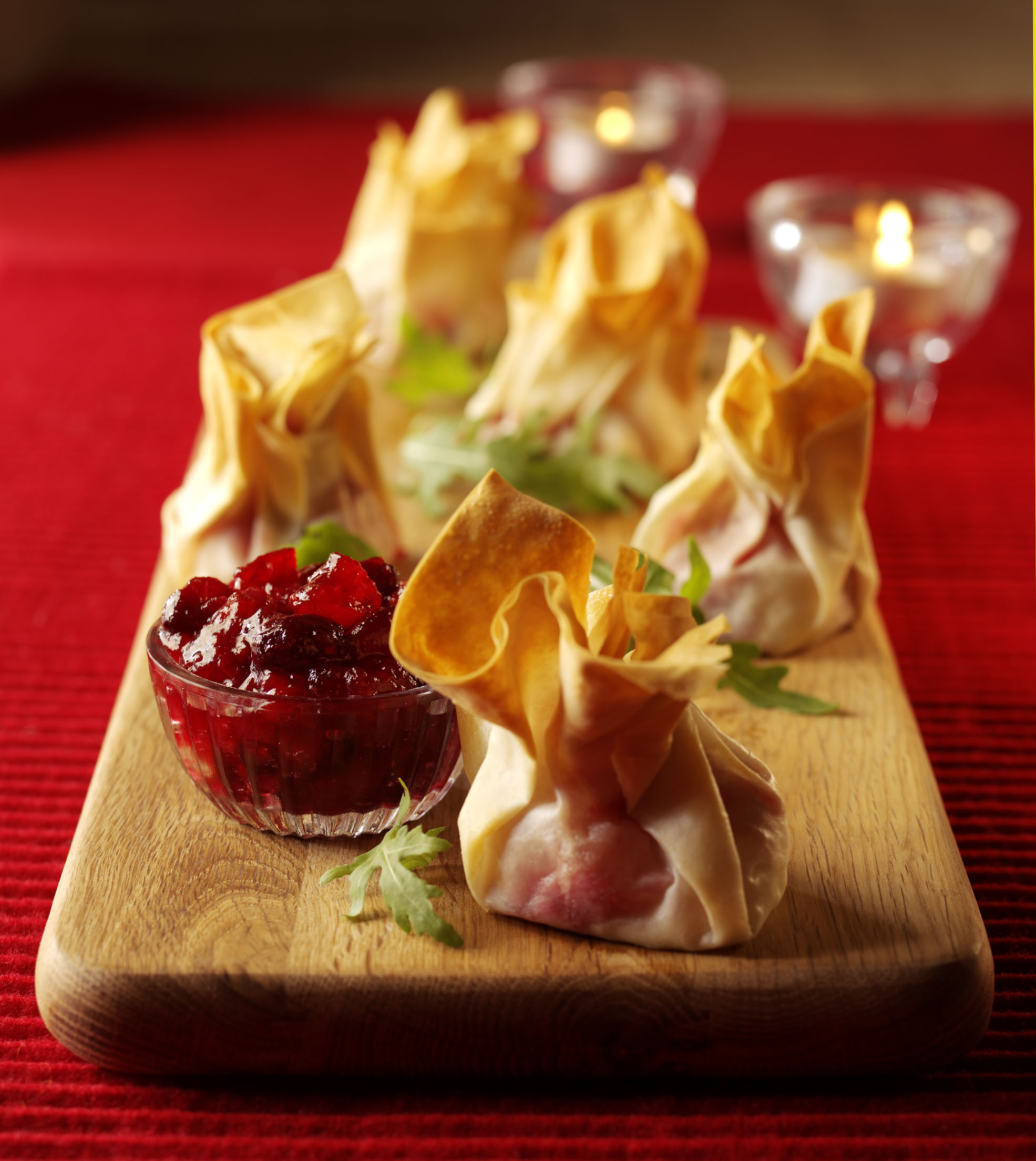 BerryWorld Cranberry & Goat's Cheese Filo Parcels recipe