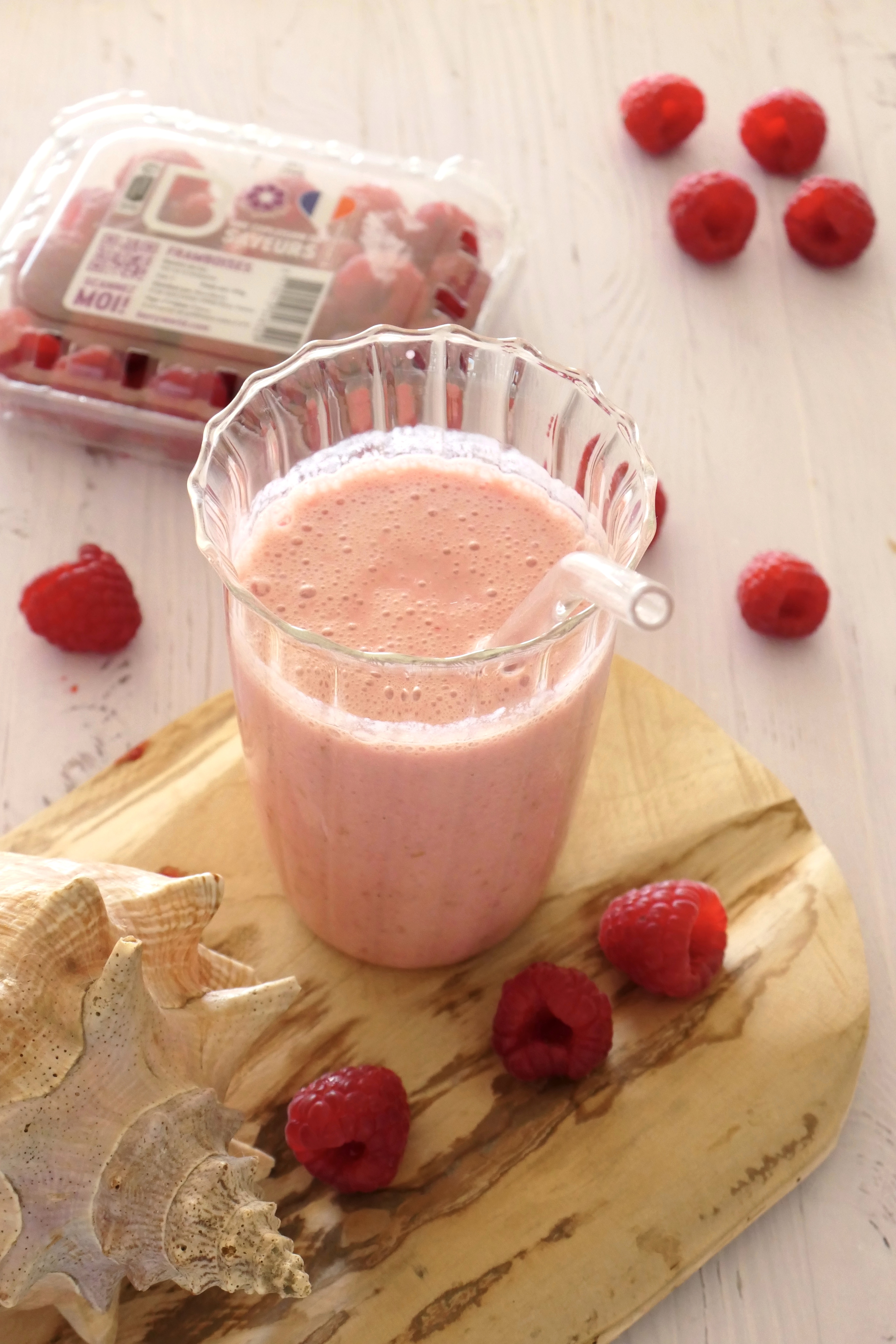 Picture of Le Milk-shake glacé gourmand vanille framboise