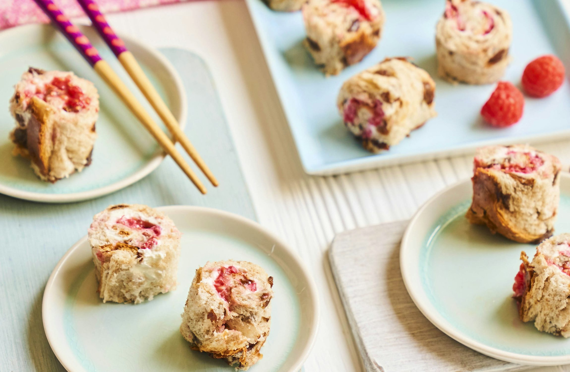 Zoete sushi rolls
