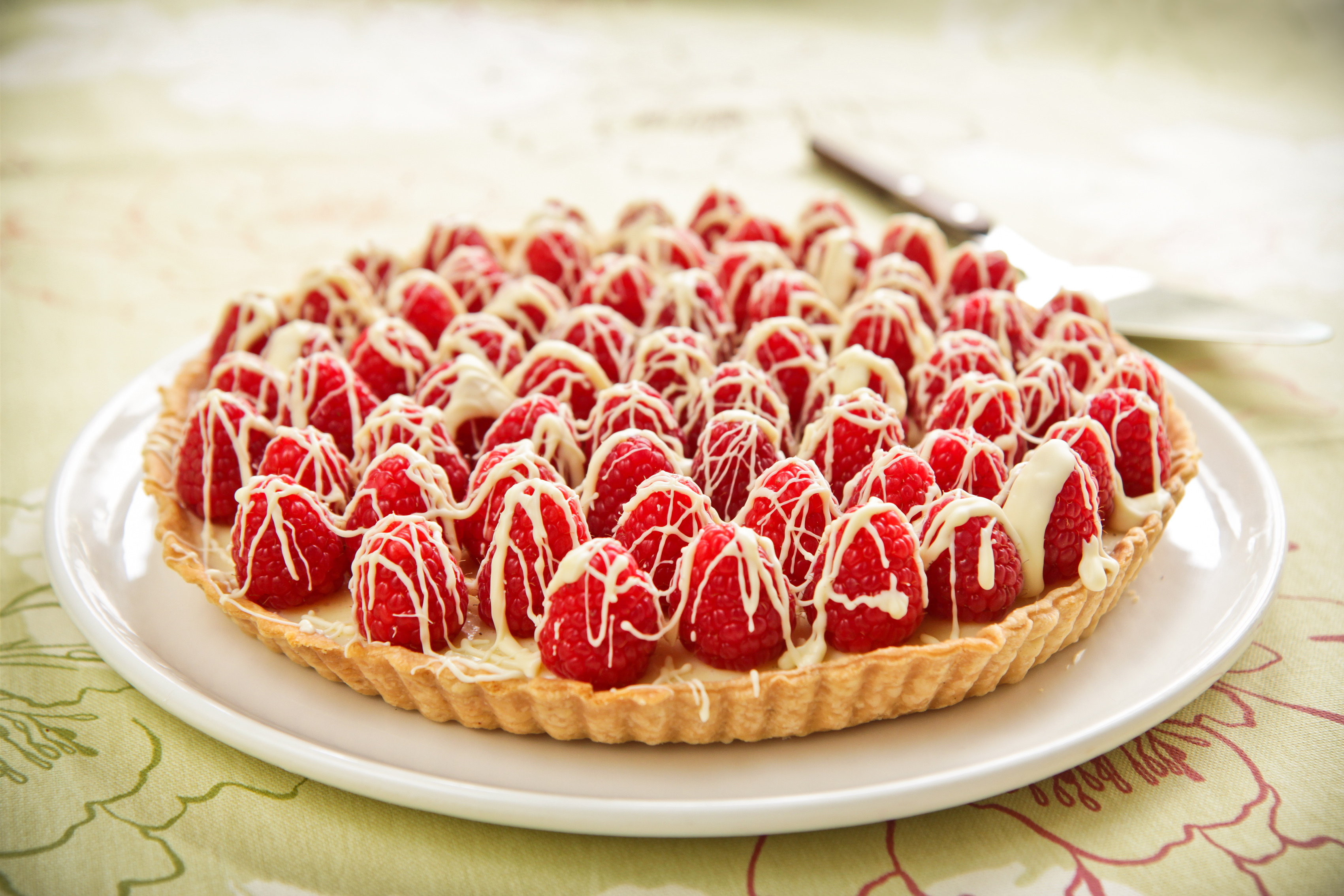 BerryWorld | Raspberry & White Chocolate Tart Recipe