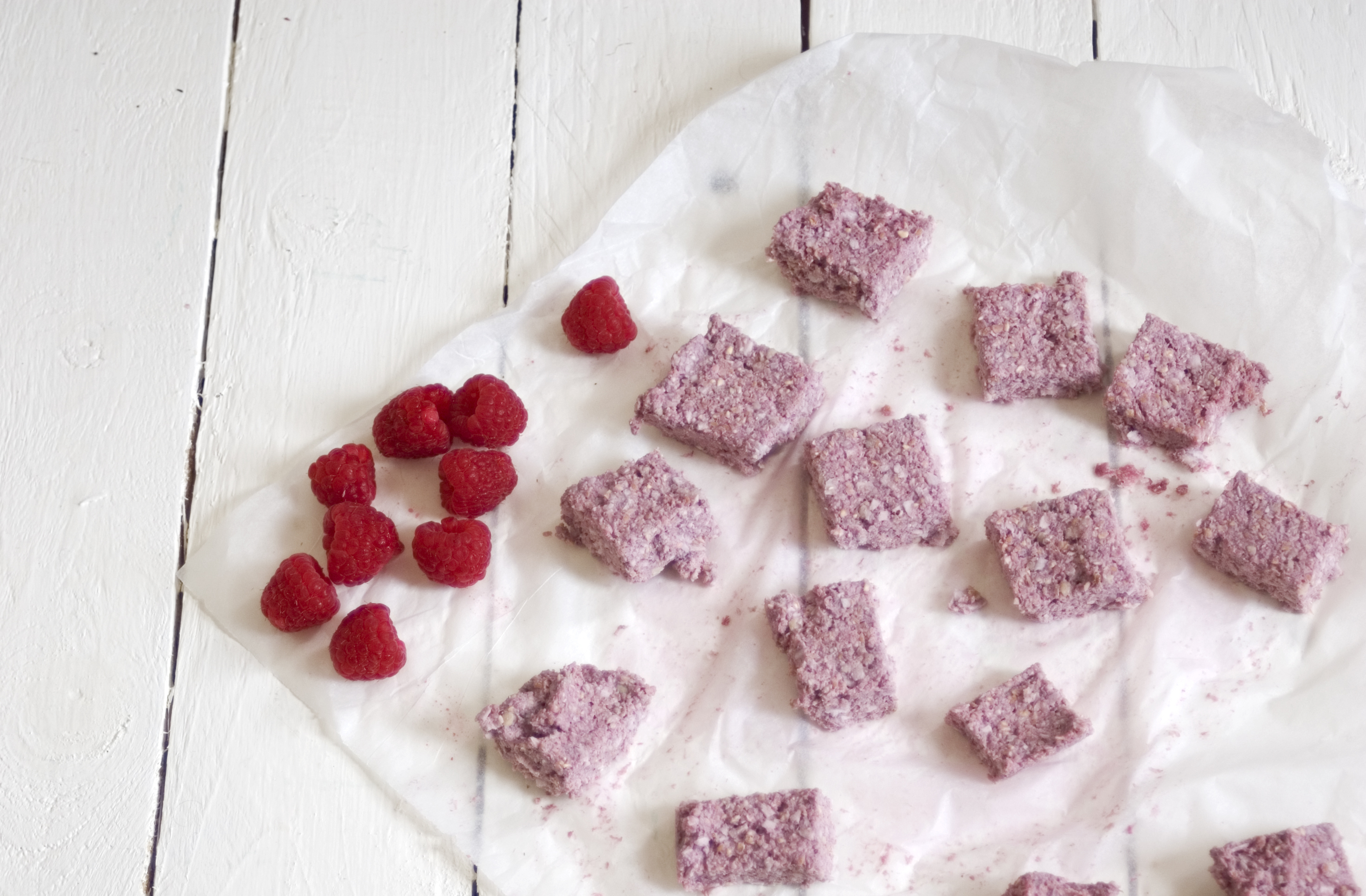 Raspberry Cashew Oaty Bites recipe BerryWorld