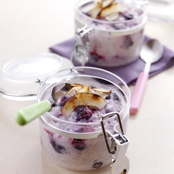 Blueberry & Coconut Rice Pudding