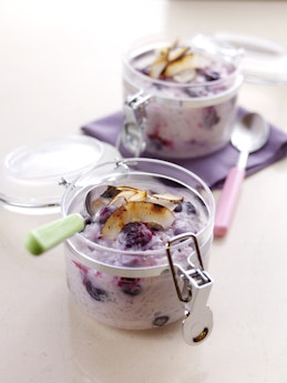 Blueberry & Coconut Rice Pudding