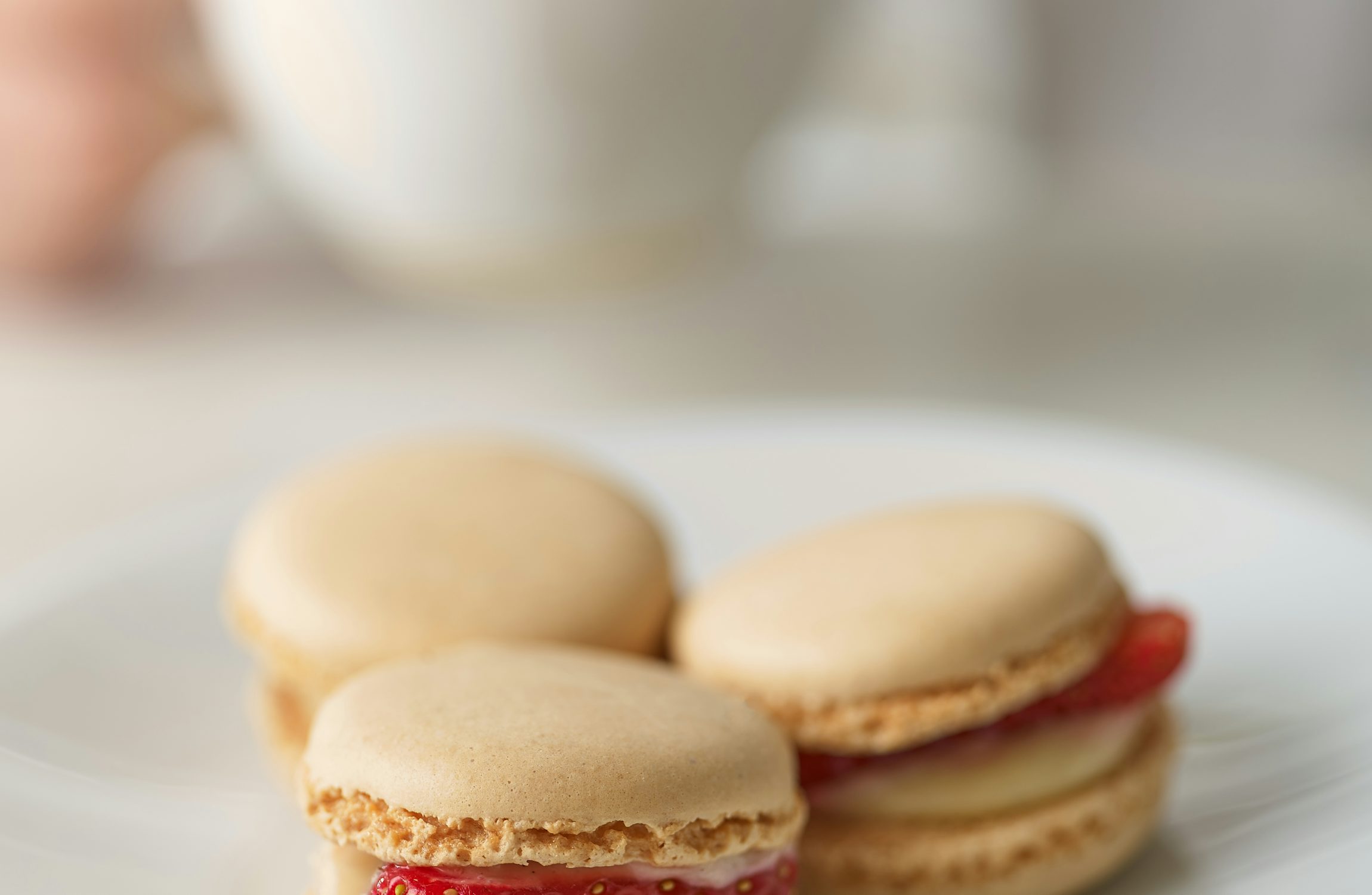 Berry Nutty Macarons