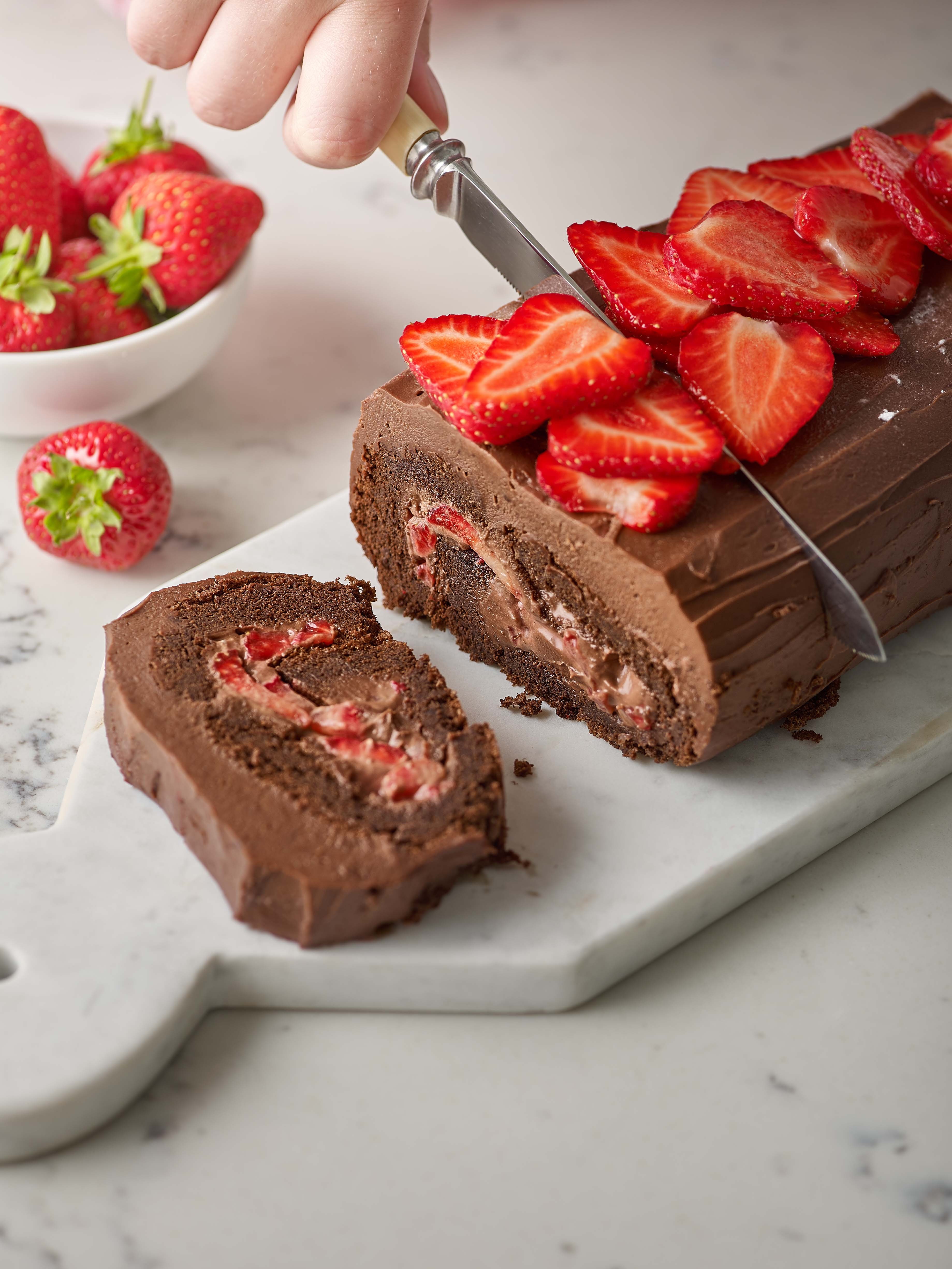 Picture of Yule Be Glad Chocolate Ganache Roulade