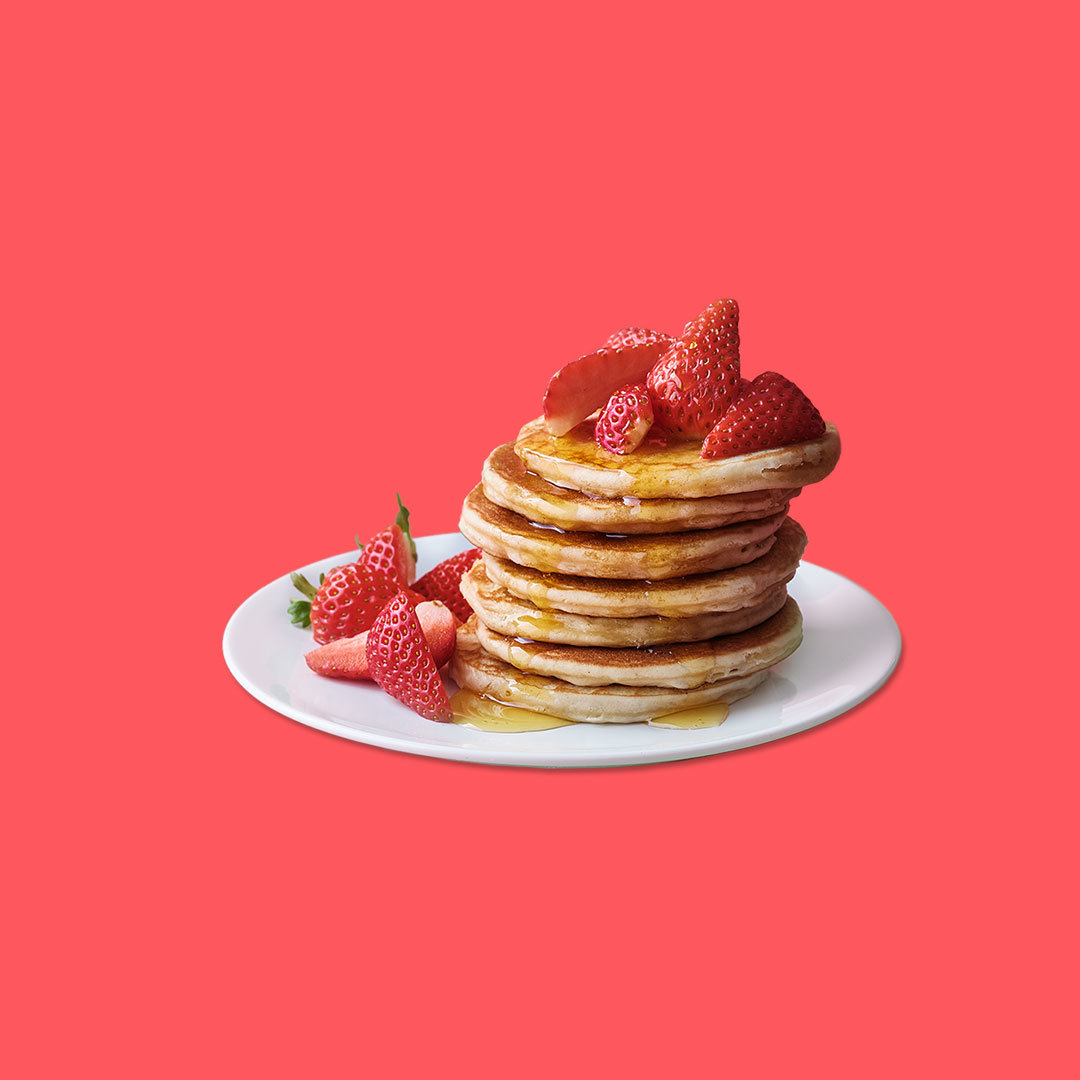 Stack on sale of pancakes