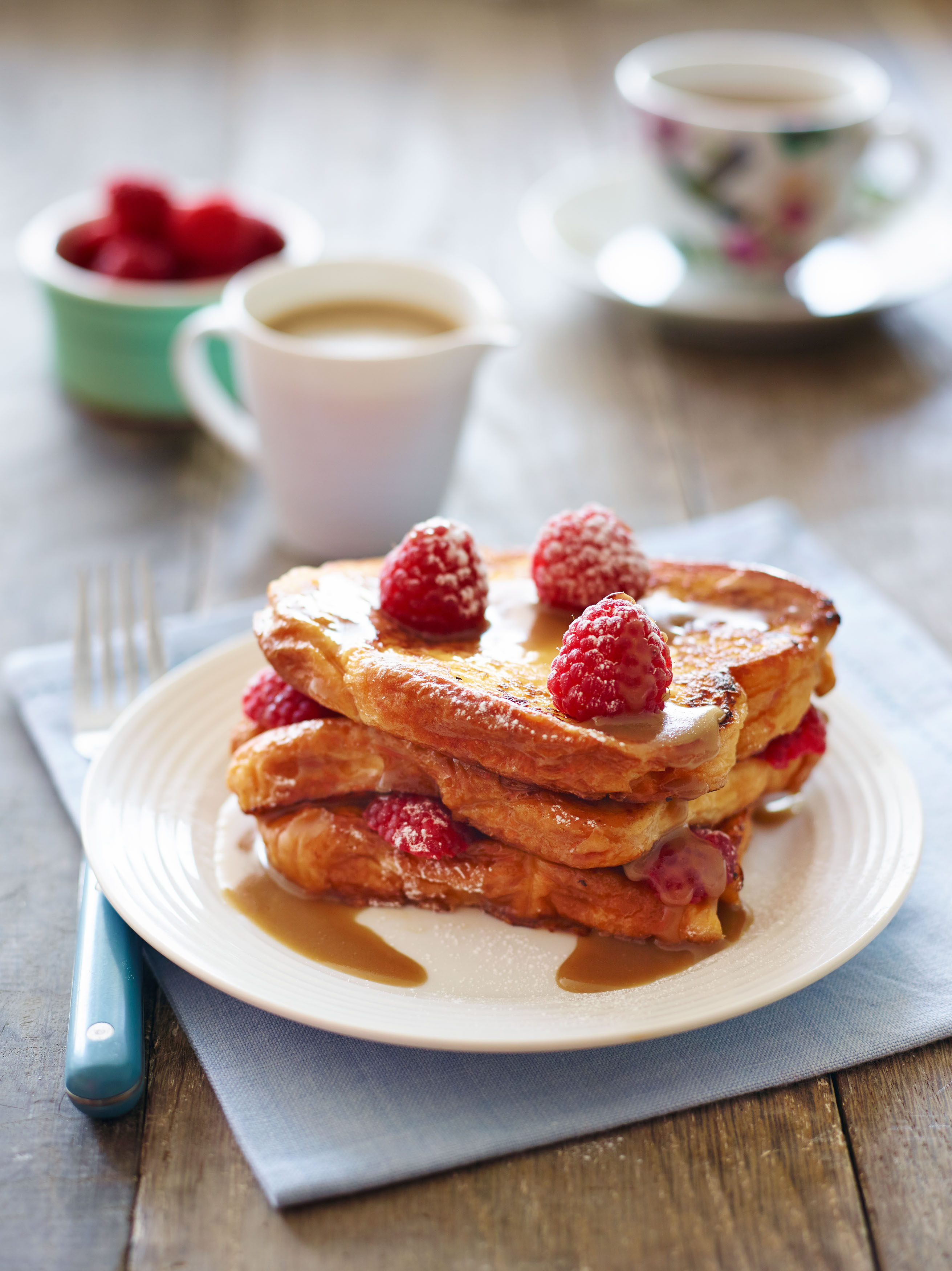 BerryWorld Vanilla French Toast with Raspberries & Toffee Butter…