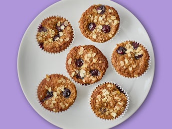 Picture of Healthy Top Blueberry Muffins