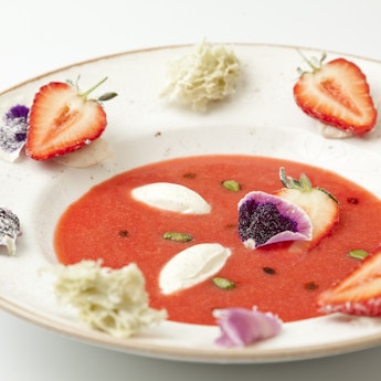 Strawberry Soup & Mosto Cotto