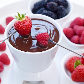 Mixed Berries & Dark Chocolate Fondue