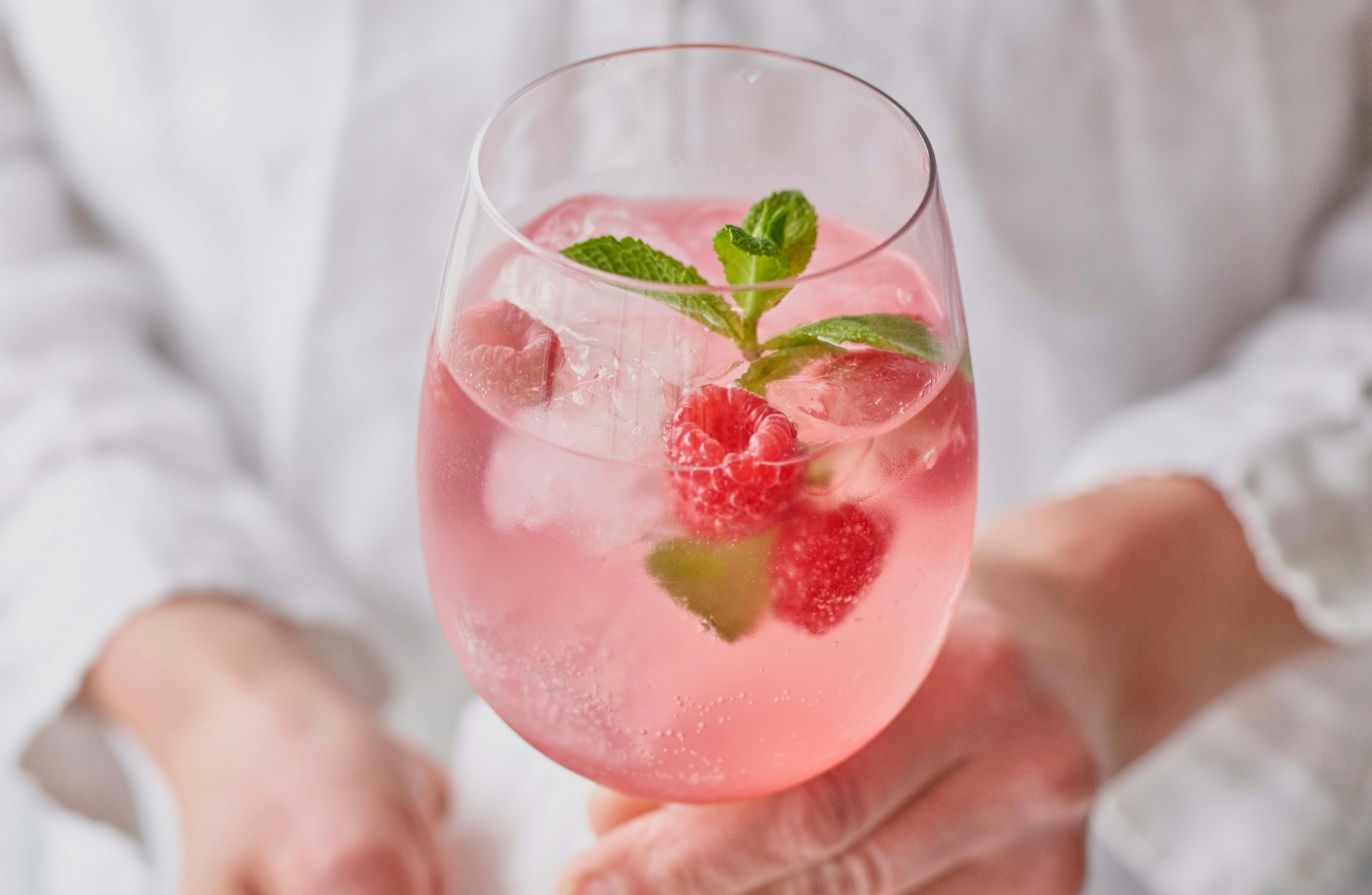 Thank Goodness Refreshing Raspberry Spritzer