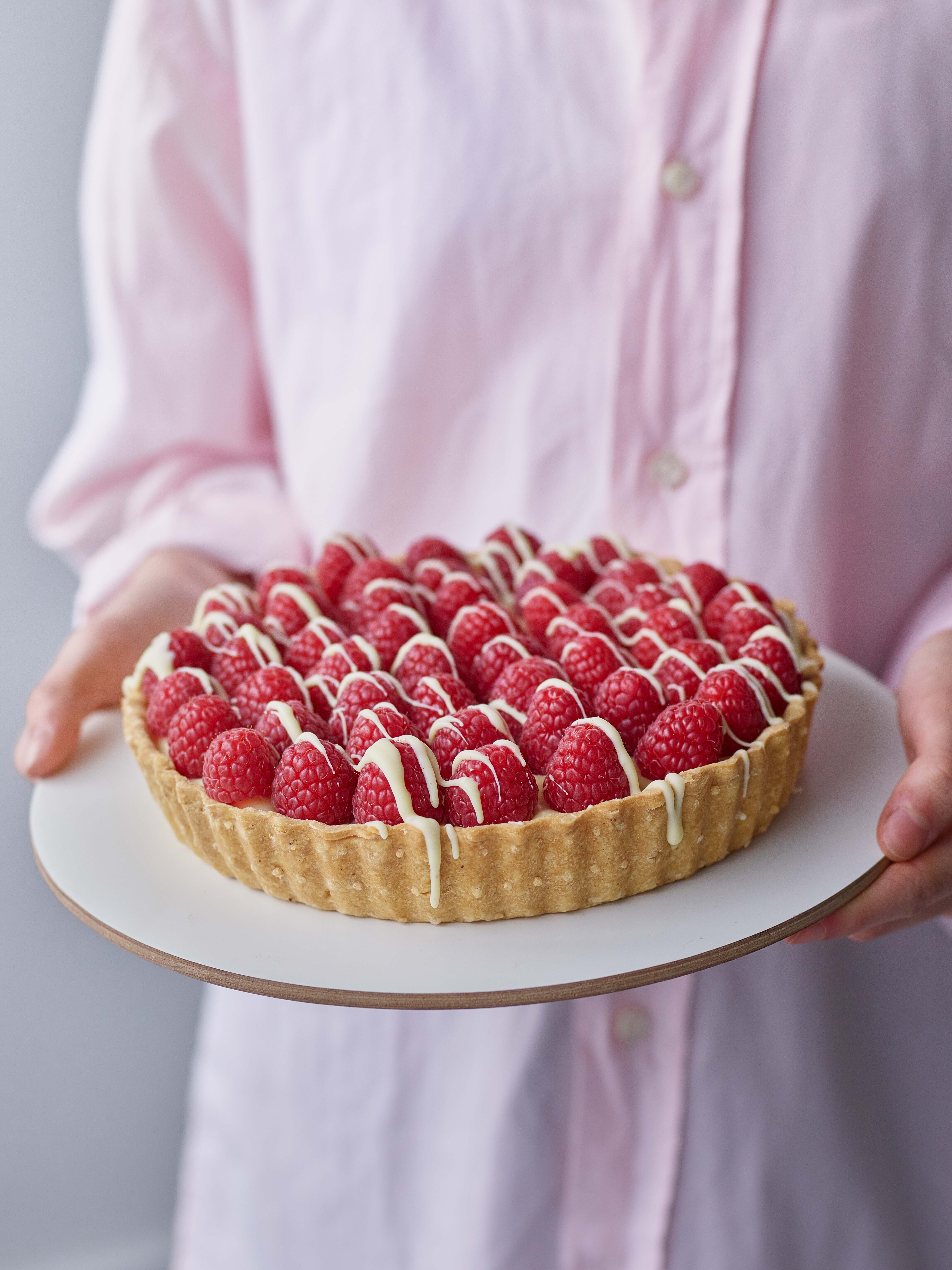 Raspberry flan – Heidelberg Cakes