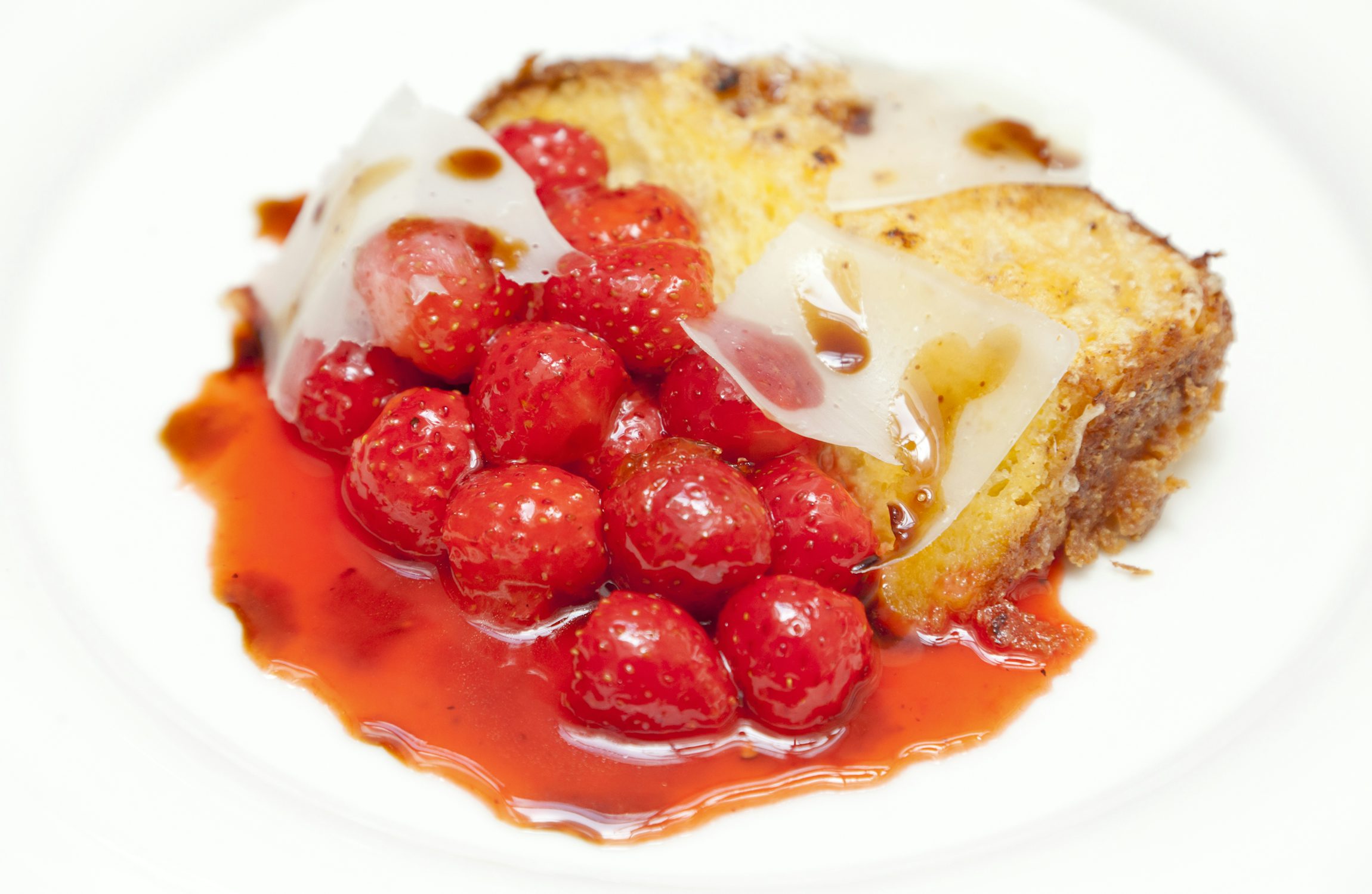Pain Perdu with Roasted Strawberries