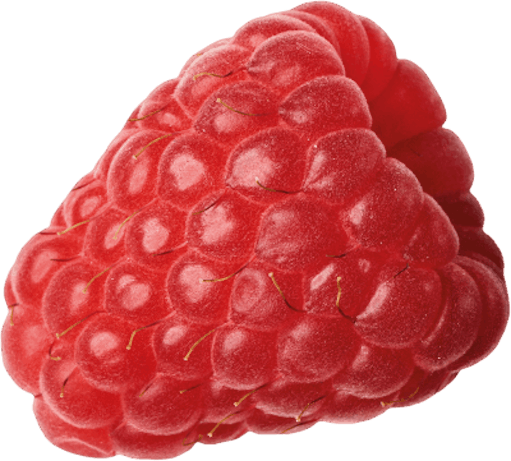 Raspberry transparent